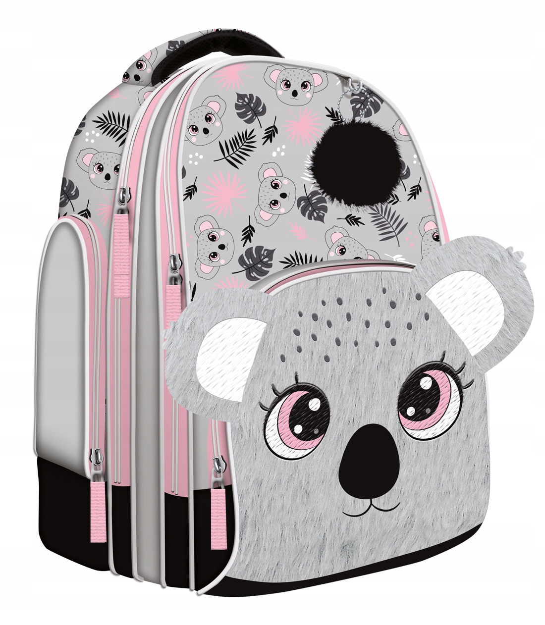 Školský batoh BAMBINO s plyšovým motívom Koala pre dievčatá